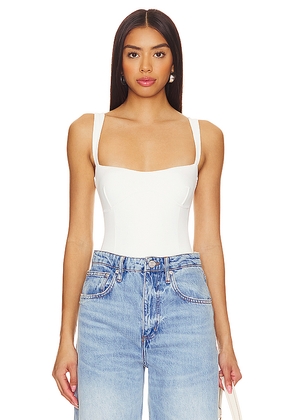 Good American Sculpting Tank Body in White. Size 3X. Also in 2X, 4X, 5X, L, XL, XXL.