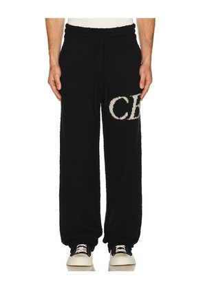 Cole Buxton Logo Knit Pants in Black. Size M. Also in S, L, XL/1X.