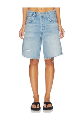 Citizens of Humanity Ayla Short in Blue. Size 23. Also in 24, 25, 26, 27, 28, 29, 33, 34.