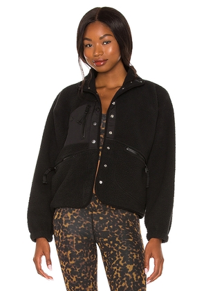 Free People x FP Movement Hit The Slopes Jacket in Black. Size S. Also in XS, M, L.