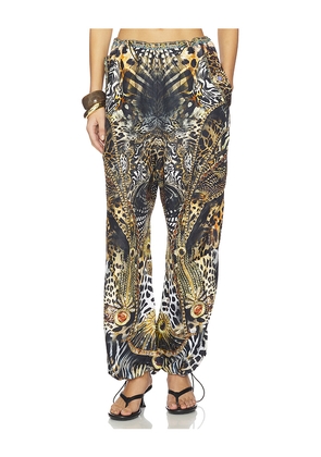 Camilla Parachute Pant in Black,Yellow. Size S. Also in XXS, XS, M.