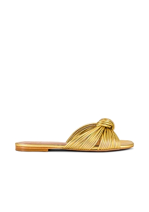 House of Harlow 1960 x REVOLVE Billie Flat in Metallic Gold. Size 5.5. Also in 7, 7.5.