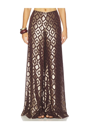 Alexis Maxine Pant in Brown. Size L. Also in XS, S, M, XL.