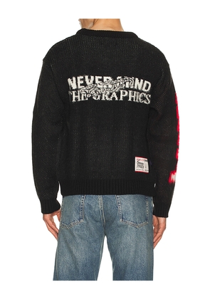 Deva States Lydon Brushed Knit Sweater in Black. Size M. Also in S, L, XL/1X.