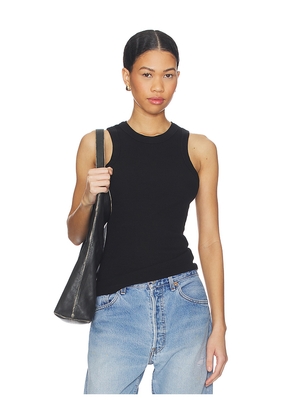 AGOLDE Leigh Tank Top in Black. Size L. Also in M, S, XL, XS.