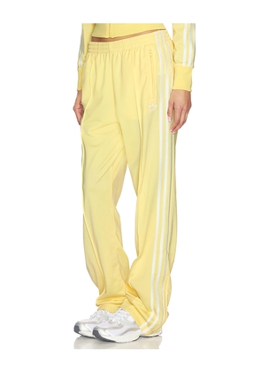 adidas Originals Firebird Classic Track Pants in Lemon. Size L. Also in S, XS.