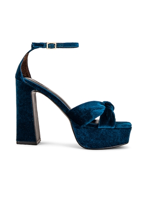 House of Harlow 1960 x REVOLVE Jin Platform in Blue. Size 8. Also in 6.