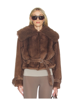 Ducie Aurora Coat in Brown. Size M. Also in L.