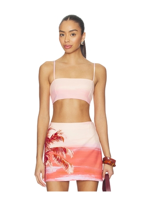 HEMANT AND NANDITA Bandeau in Pink, Rose. Size M. Also in XXS, L, XL.