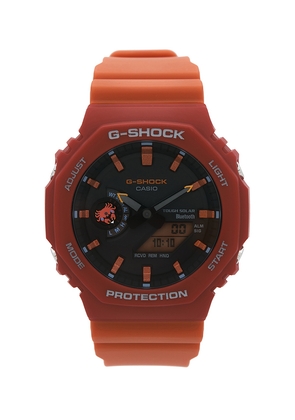 G-Shock Charles Darwin Foundation GAB2100 Series Watch in Red.