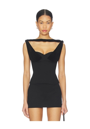 BUCI Divinity Lace Top in Black. Size L. Also in S.