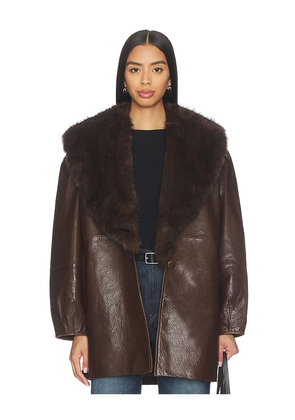 Ducie Nova Coat in Brown. Size M. Also in L, S, XS.