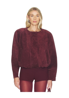 Ducie Suki Coat in Burgundy. Size M. Also in L, S, XS, XXS.