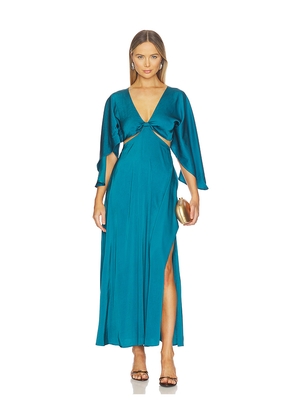 BOAMAR Avalon Dress in Teal. Size L. Also in M, S, XL, XS.