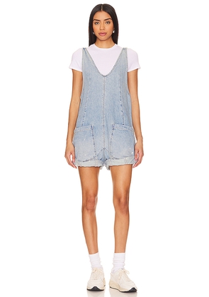 Free People x We The Free High Roller Shortall in Blue. Size S. Also in XS.