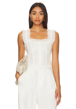 HEARTLOOM Audrina Top in White. Size XL. Also in L.