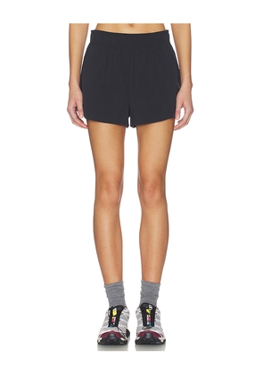 Beyond Yoga Breeze Run Short in Black. Size L. Also in XS, S, M, XL.