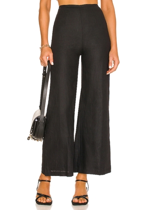 FAITHFULL THE BRAND Ottavio Pants in Black. Size XL. Also in L.