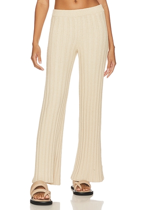 House of Harlow 1960 x REVOLVE Ilaria Boucle Pants in Beige. Size XS. Also in XXS.