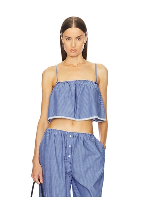 Helsa Pinstripe Poplin Camisole in Multi. Size M. Also in S, L, XL.