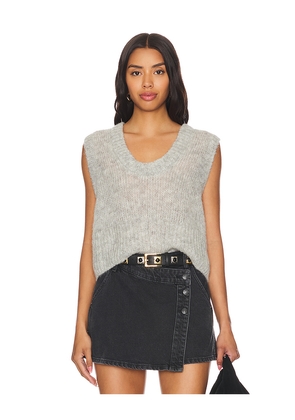 Free People Dream Maker Vest in Grey. Size XL. Also in L.
