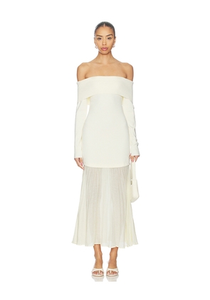 ASTR the Label Lidia Dress in Cream. Size M. Also in L, S, XL, XS.