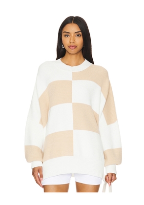 Free People Checker Easy Street Tunic in White. Size XS. Also in S.