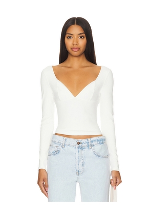 Free People x Intimately FP Duo Corset Long Sleeve Cami In Ivory in Ivory. Size S. Also in L, XL.