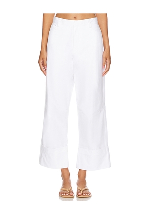FAITHFULL THE BRAND Cassis Pant in White. Size XL. Also in L.
