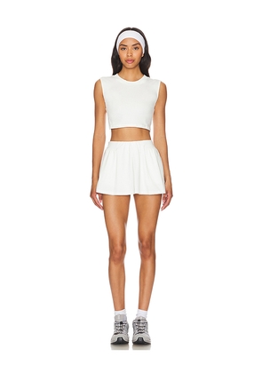 Free People X FP Movement Hot Shot Skort Set in White. Size M. Also in L, XL.