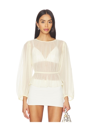 ASTR the Label Amie Top in Lemon. Size M. Also in L, S, XS.