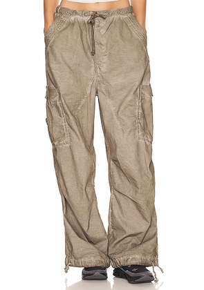 Jaded London Oil Wash Parachute Pants in Beige. Size M. Also in XS, S, L, XL, XXS.