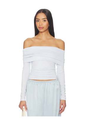ASTR the Label Margie Top in Baby Blue. Size M. Also in S, XS.