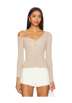 HEARTLOOM Marella Top in Beige. Size L. Also in S.