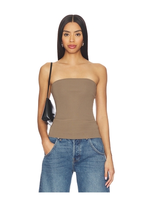 Entire Studios Bandeau Top in Tan. Size M. Also in L, S, XS.