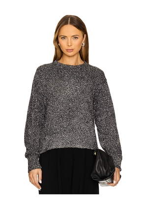 Helmut Lang Lurex Crew in Metallic Silver, grey. Size XS. Also in S.
