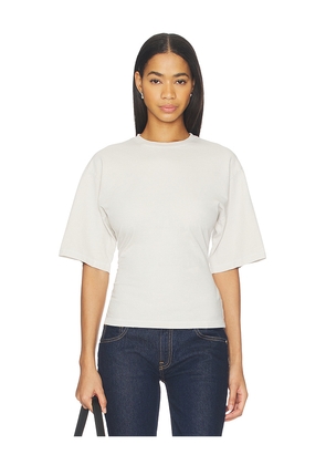 AGOLDE Storey Tee Shirt in Beige. Size M. Also in L, S, XS.