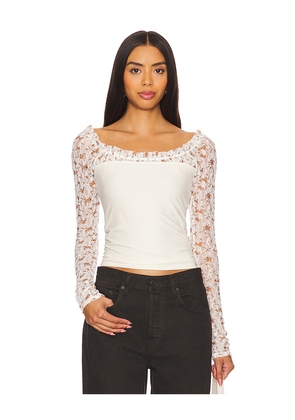 Free People Josie Long Sleeve in Cream. Size M. Also in S.