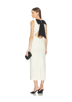 Camila Coelho Lya Dress in Ivory,Black. Size L. Also in M, S, XL, XS, XXS.