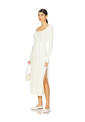 Free People Heart Of Gold Midi Dress in White. Size M. Also in L.