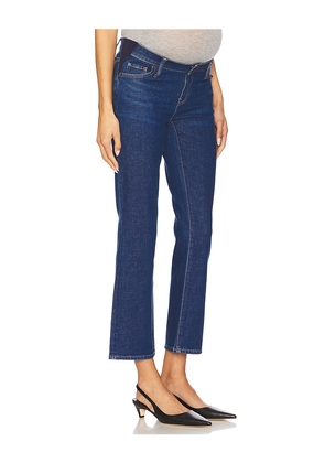 HATCH The Straight Leg Maternity Jeans in Blue. Size 25. Also in 28.