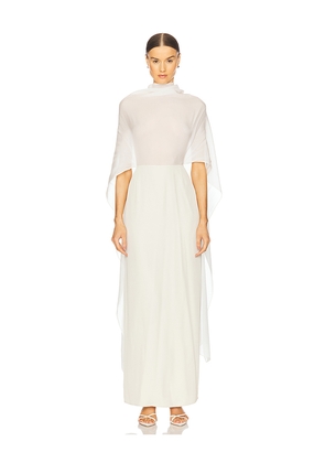 HERSKIND Pico Dress in Ivory. Size 34. Also in 32.