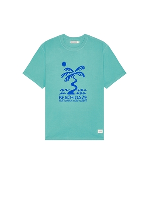 Fair Harbor The Saltaire Graphic Tee in Teal. Size M. Also in L.