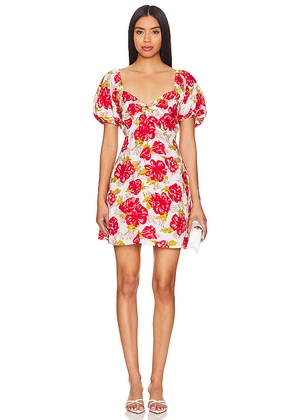 FAITHFULL THE BRAND x REVOLVE Elissa Mini Dress in Red. Size XS. Also in S.