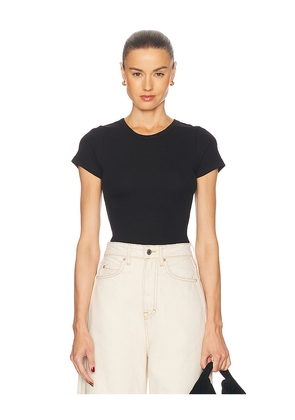 GRLFRND Baby Tee in Black. Size M. Also in L, S, XL, XS.