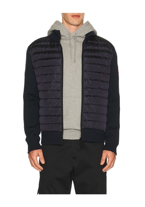 Canada Goose Hybridge Knit Jacket in Navy. Size S. Also in M, XXL/2X.