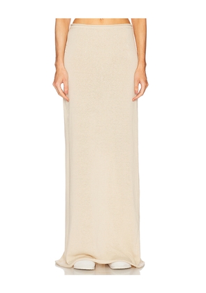 Helsa Palmer Knit Skirt in Neutral. Size M. Also in XXS, XS, L.