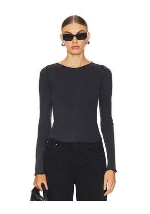 Free People x We The Free Be My Baby Long Sleeve In Black in Black. Size M. Also in L, XS.