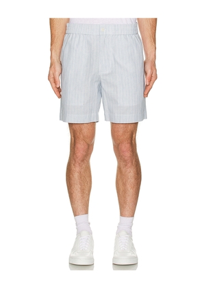 SIMKHAI Sebastian Shorts in Baby Blue. Size S. Also in M, XL/1X.