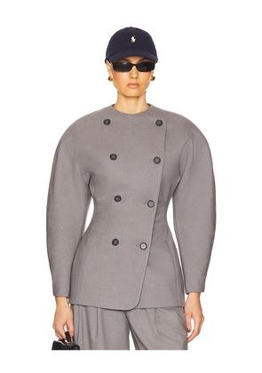 Helsa The Curvilinear Blazer in Charcoal. Size S. Also in XS, XXS.